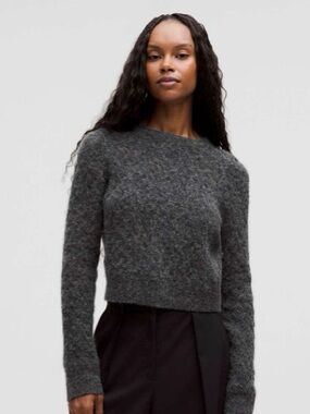 lululemon athletica Alpaca Wool Blend Cross Hatch sweater